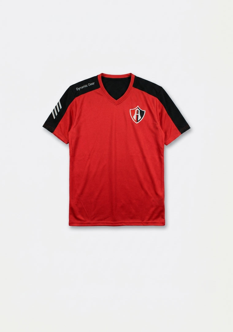 PLAYERA SPORT RED AND BLACK ATLAS FC