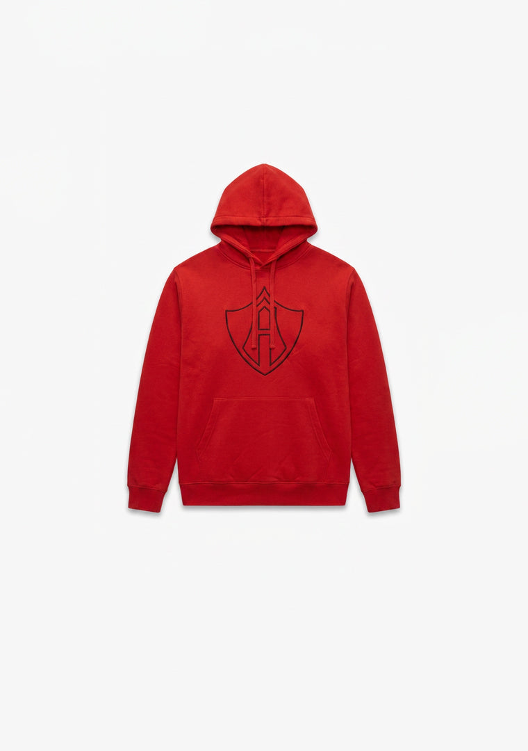 SUDADERA CERRADA ATLAS FC ESCUDO RED-6