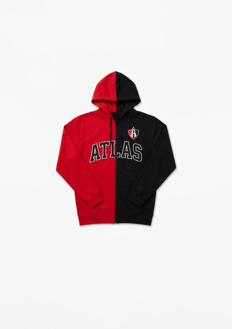 SUDADERA ROJINEGRA ATLAS FC RETRO