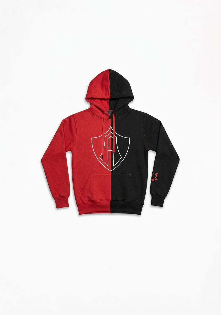 SUDADERA ROJINEGRA INFANTIL ATLAS FC
