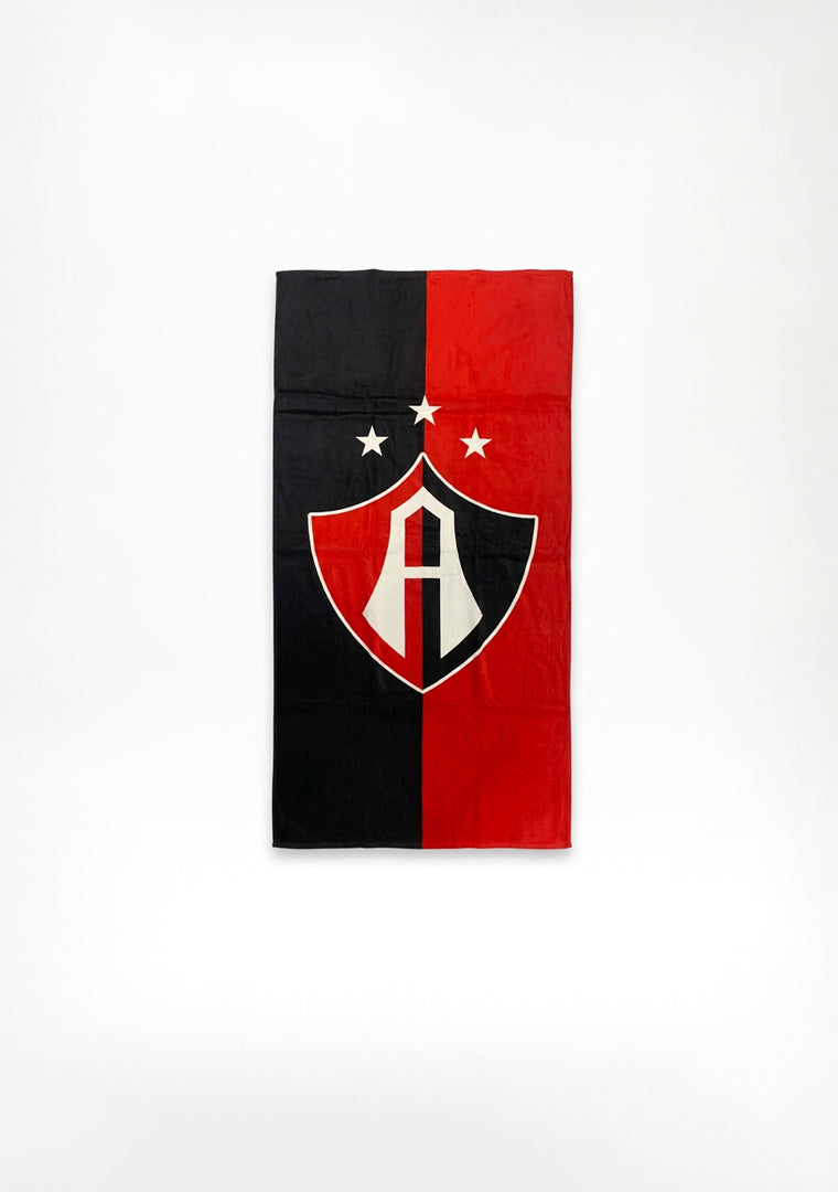TOALLA ATLAS FC ROJINEGRA