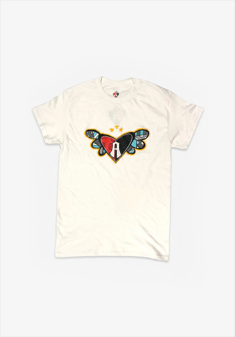PLAYERA ESTILO POP ART "I LOVE ATLAS"