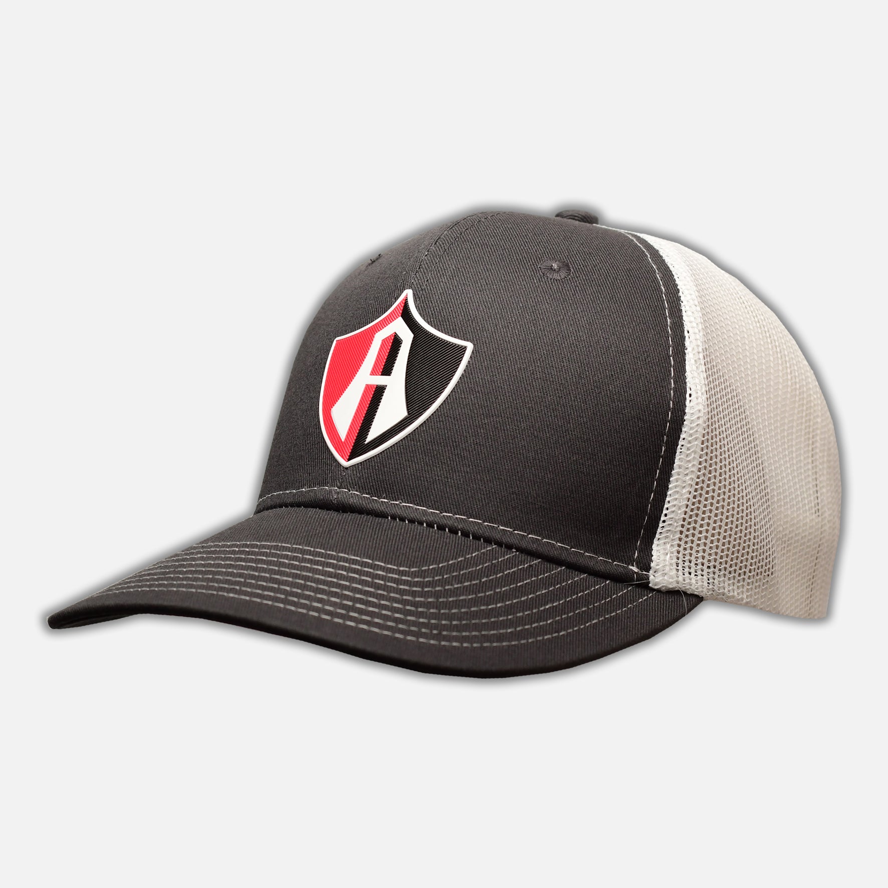 GORRA ATLAS FC EN COLOR GRIS CON BLANCO-2