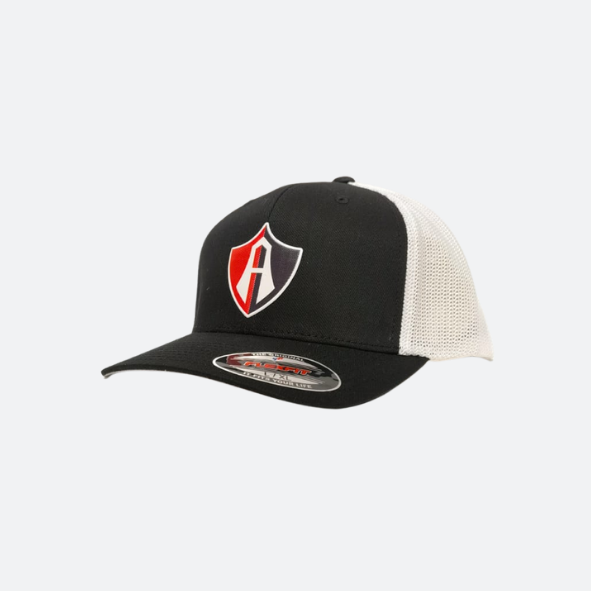 GORRA FLAT ATLAS FC BLACK/WHITE - Rojinegros