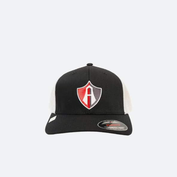 GORRA FLAT ATLAS FC BLACK/WHITE - Rojinegros