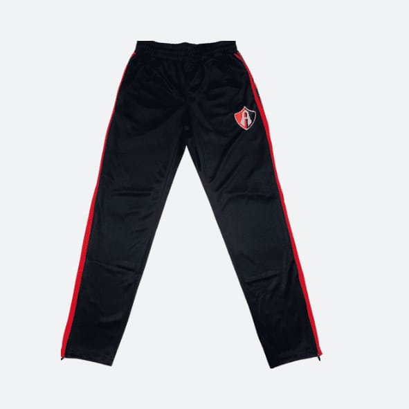 CONJUNTO PANTS ATLAS FC NEGRO/ROJO ADULTO - Rojinegros