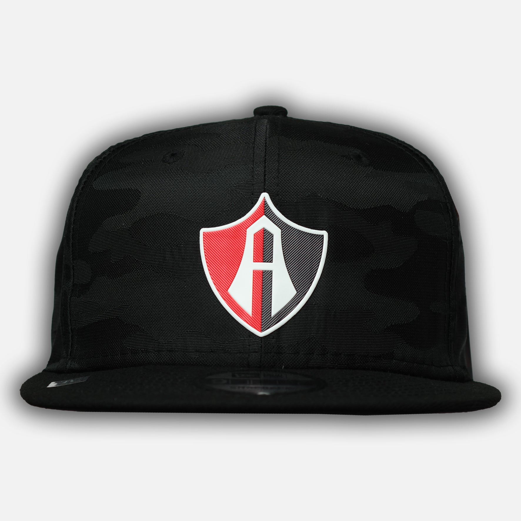 GORRA FLAT ESCUDO ATLAS FC CAMUFLAJE BLACK-2