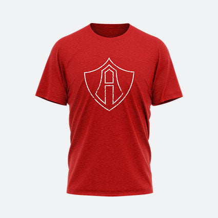 PLAYERA ROJO ESCUDO MONOCROMÁTICO AFC