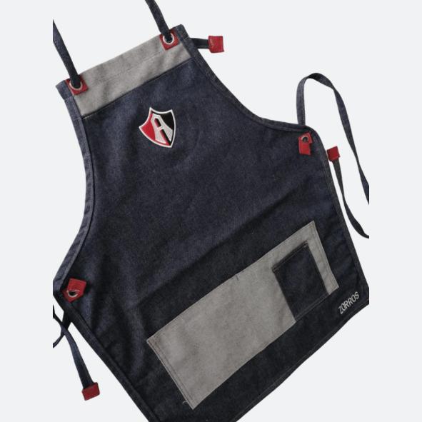 MANDIL ATLAS FC MEZCLILLA 2 TONOS - Rojinegros