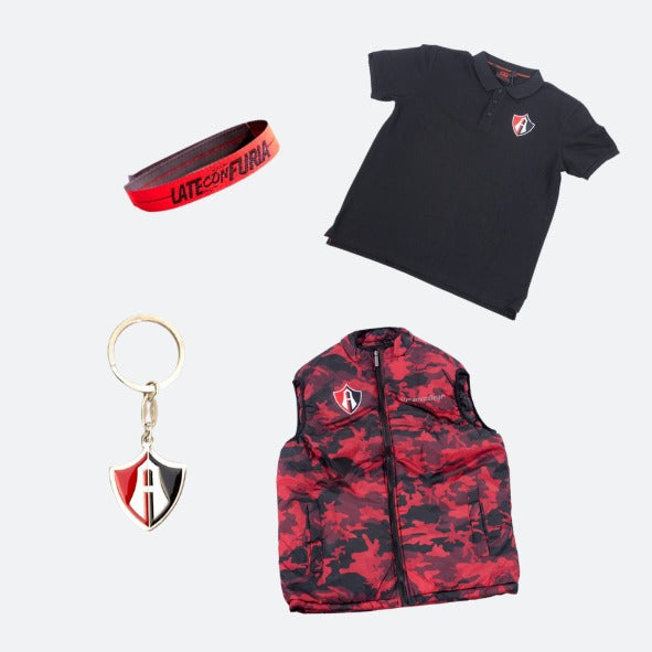 KIT CAMUFLAJE ATLAS FC - Rojinegros