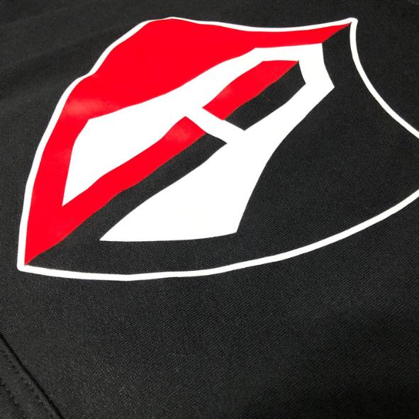 SUDADERA ATLAS FC ESCUDO CLASICO PARA NIÑO - Rojinegros