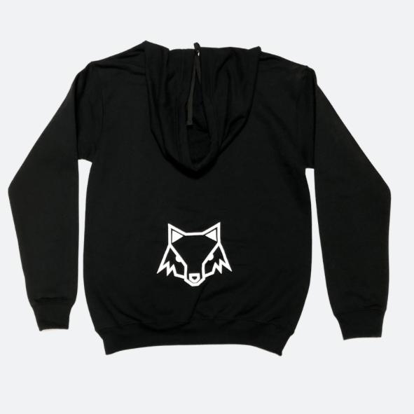 HOODIE NEGRA ESCUDO ATLAS FC CAPUCHA-4