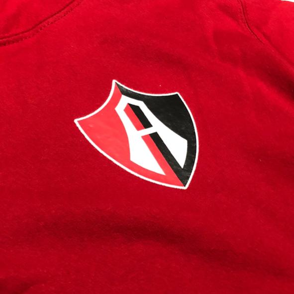 HOODIE ROJA CON CAPUCHA ATLAS FC-7
