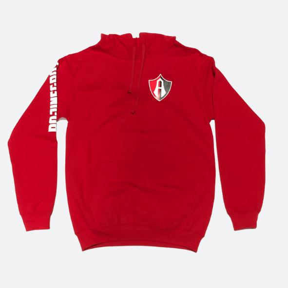 HOODIE ROJA CON CAPUCHA ATLAS FC-3