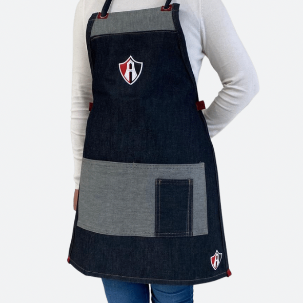 MANDIL ATLAS FC MEZCLILLA 2 TONOS - Rojinegros