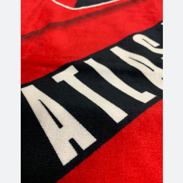 TOALLA ESCUDO ATLAS FC ROJINEGROS-2