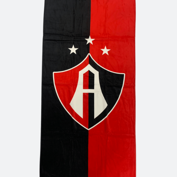 TOALLA ATLAS FC ROJINEGRA